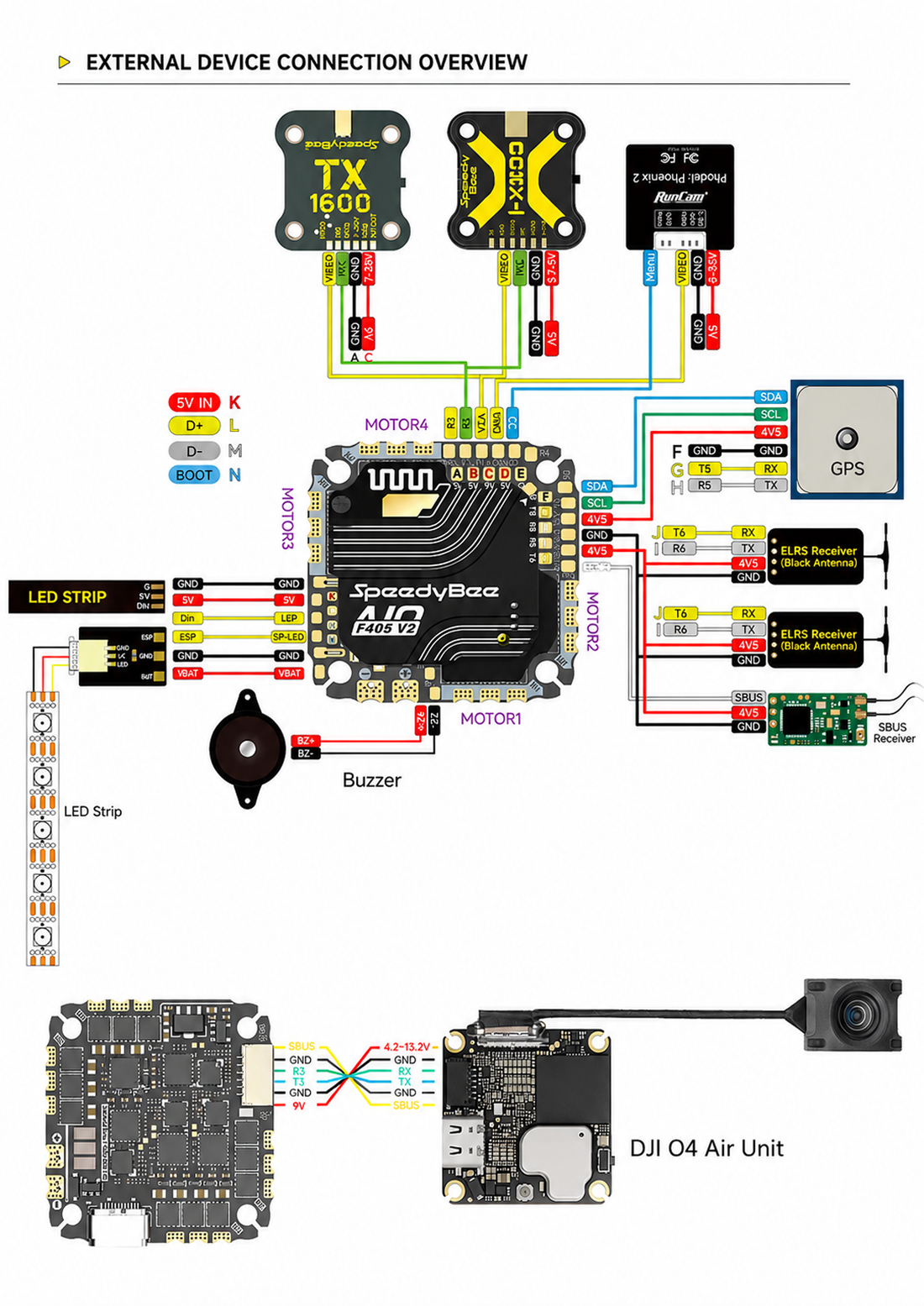 SpeedyBee F405 AIO V2 Product Dimensions SpeedyBee F405 AIO V2 Product Dimensions