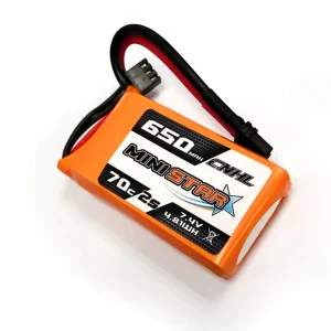 CNHL MiniStar 650mAh 7.4V 2S 70C Lipo Battery with XT30U Plug