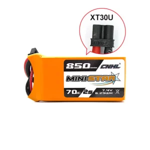 CNHL MiniStar 850mAh 7.4V 2S 70C Lipo Battery with XT30U Plug