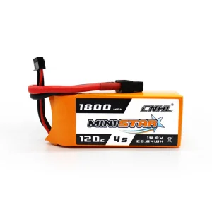 CNHL MiniStar 1800mAh 14.8V 4S 120C Lipo Battery with XT60 Plug