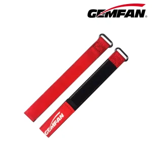 Gemfan Magic Tie Down Anti Skid Lipo Strap Red 25x2cm