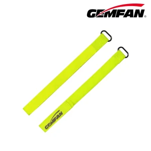 Gemfan Magic Tie Down Anti Skid Lipo Strap Fluorescent Yellow 25x1.6cm