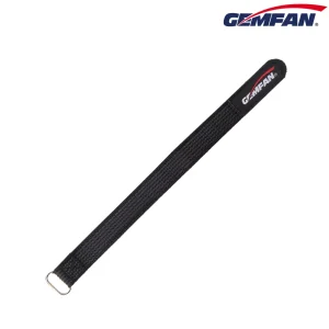 Gemfan Magic Tie Down Anti Skid Lipo Strap Black V2 25x2cm