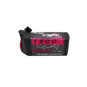 CNHL Black Series V2.0 1500mAh 11.1V 3S 130C Lipo Battery with XT60 Plug