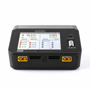 ToolkitRC M6DAC Pro V2 800W 16A 1-6S AC/DC Dual Channel Charger  XT60