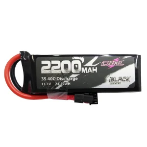 CNHL Black Series 2200mAh 7.4V 2S 40C Lipo Battery with XT60 Plug