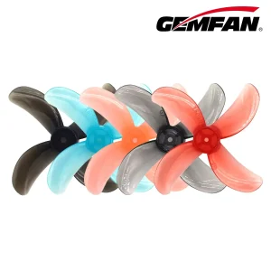 Gemfan 40mm 1609 PC 4 Blade Single Hole 1mm 1.5mm Shaft Propeller