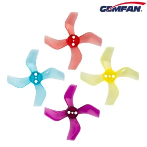 Gemfan 40mm 1636 PC 4 Blade T-mount 1mm 1.5mm Shaft Propeller