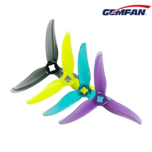 Gemfan 3520 Hurricane PC 3 Blade 3.5in Hybrid T-mount 1.5mm M5 Shaft Propeller